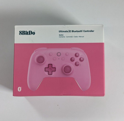 8BitDo Ultimate 2C (80NC) Bluetooth Controller for Switch- Pink