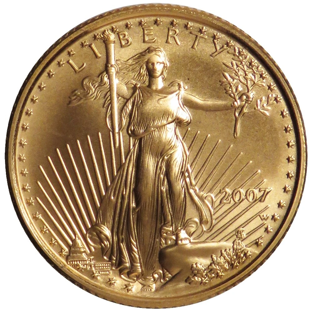 2007 Uncertified Ungraded Gold Bullion Coins