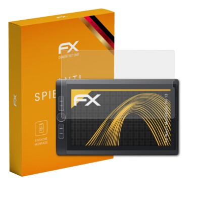 atFoliX 2x Displayfolie für Wacom MobileStudio Pro 13 Schutzfolie matt&stoßfest