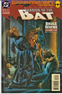 BATMAN : SHADOW OF THE BAT #23  CURSE OF THE BAT III  KNIGHTQUEST  1994  NICE!!!