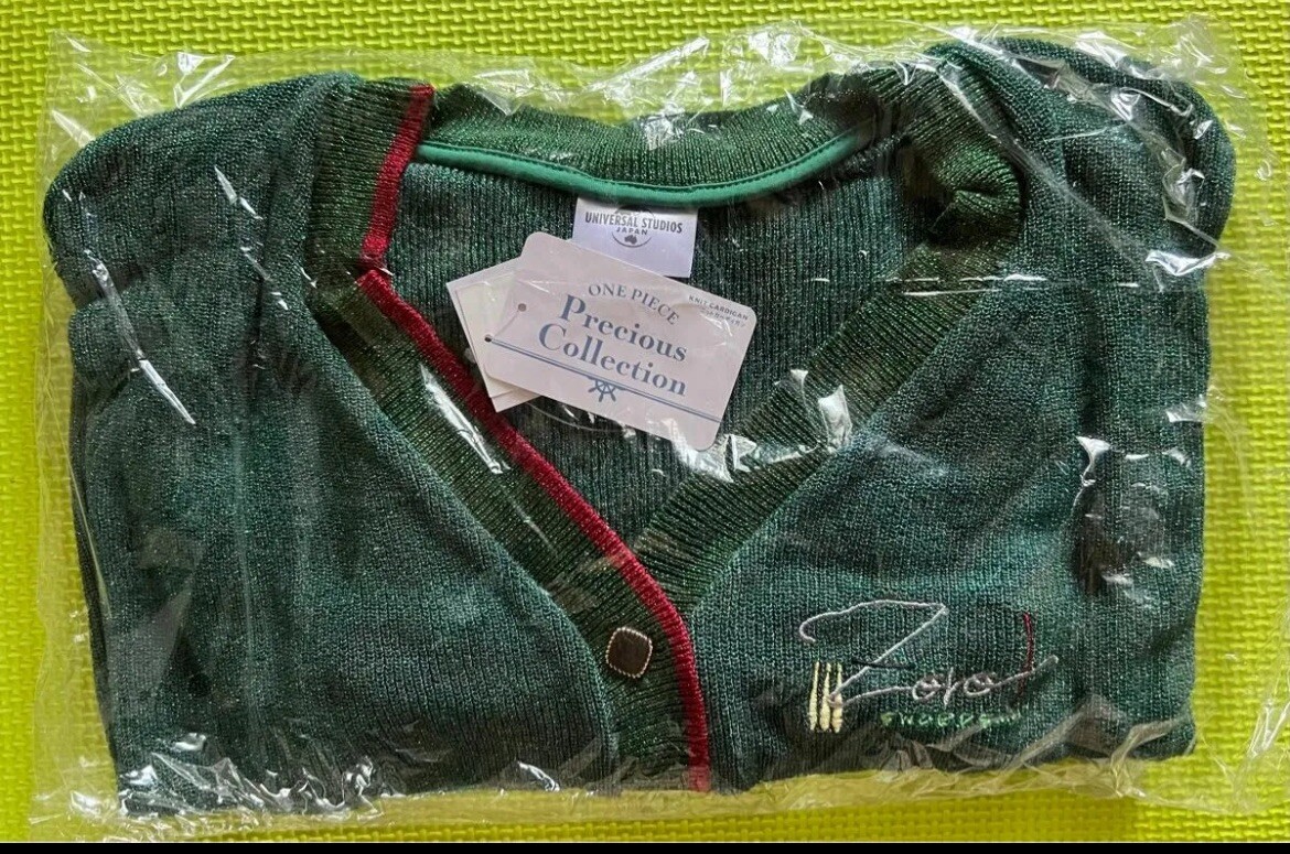 USJ ONE PIECE ゾロ　カーディガン USJ One Piece Roronoa Zoro Knit Cardigan Ladies free size