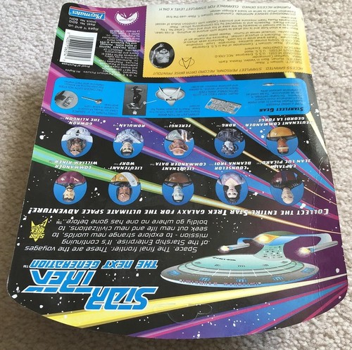 Star Trek TNG Commander Riker Actionfigur Playmates 1992 Neu auf Karte "18" - Bild 10 von 12