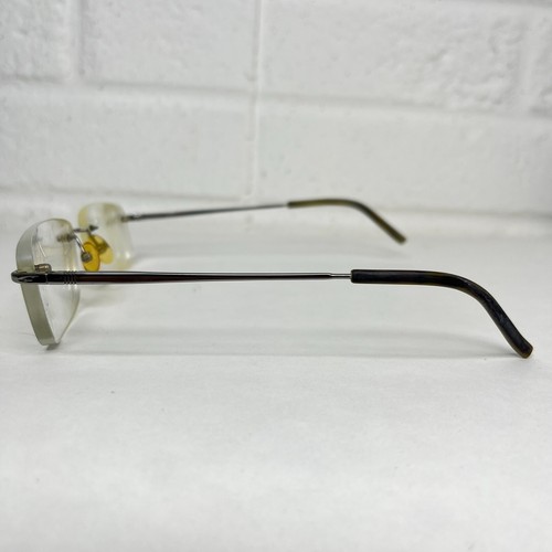 CARRERA CA 7302 Eyeglasses Size 50-19 Silver Rimless Mens H6313 - Picture 2 of 7
