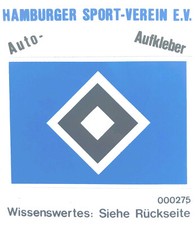 Pegatina coche Hamburgo SV Bundesliga fútbol HSV Hamburgo #1292