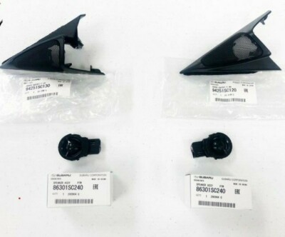 2009-2013 Subaru Forester Tweeter Speaker Upgrade Kit w/ Covers