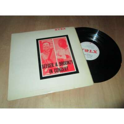 PETE SEEGER & BIG BILL BRONZY in concert TRANSATLANTIC XTRA 1006 UK LP 1965