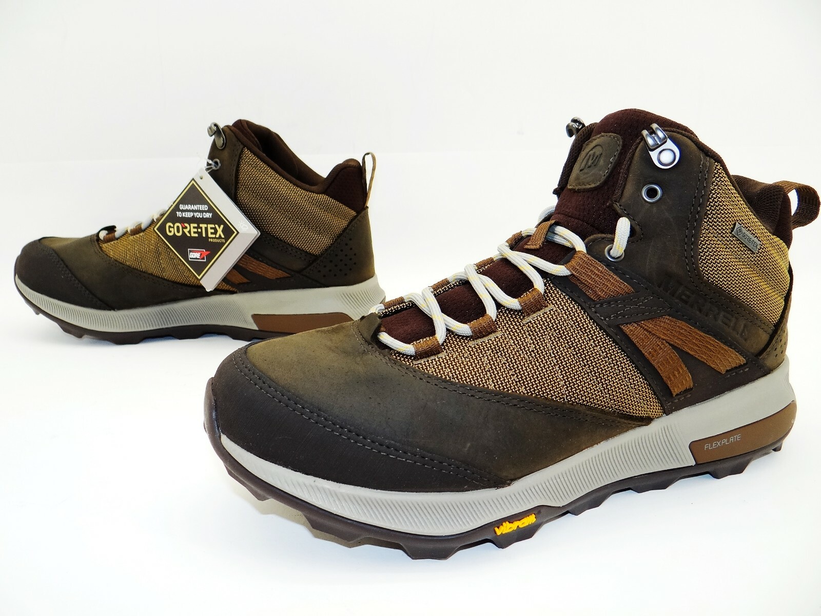 Merrell ZION Mid Gore-Tex Hombre Trekking Senderismo Zapatos Senderismo Botas 42