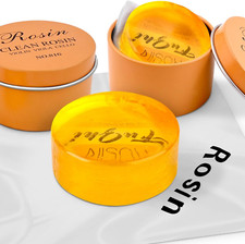 2Pack Violin Rosin, Natural Light Low Dust Rosin for Violin Viola and Cello Bows