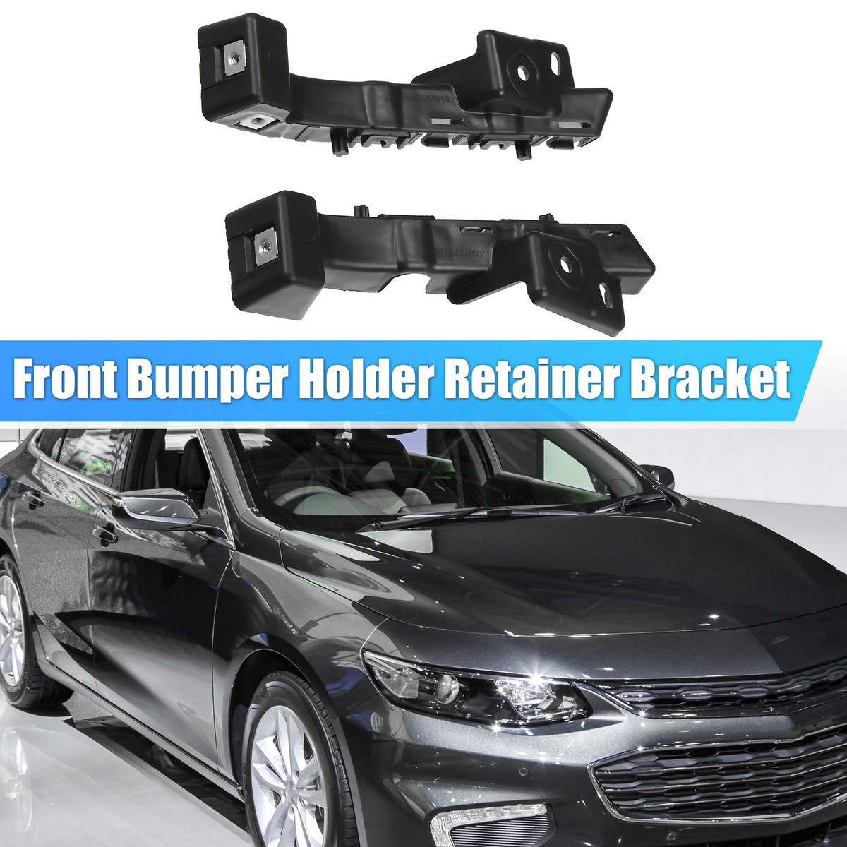 Rear Right Passenger Bumper Support Bracket For 2013-2015 Chevy Malibu – Black Plastic