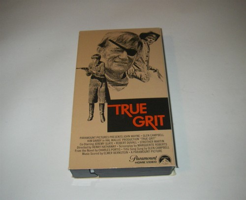 TRUE GRIT VHS MOVIE JOHN WAYNE SC24 | eBay