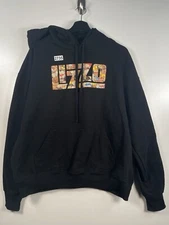 Unisex Adults LIZZO Black Hoodie Size XL 27x26.5 Music Artist 