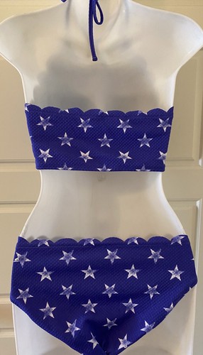 OLD NAVY Purple Stars Bikini Swimsuit Girl's Size XLarge - Picture 4 of 4