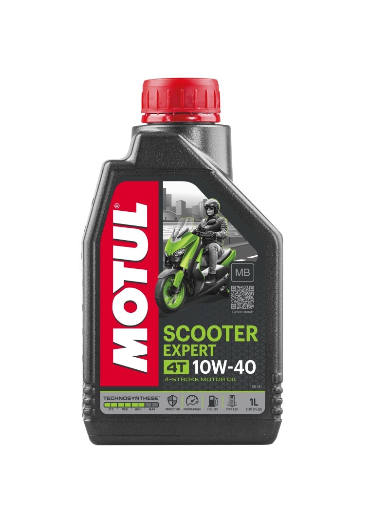Huile Motul Scooter Expert 4T 10W40 pour vos trajets urbains