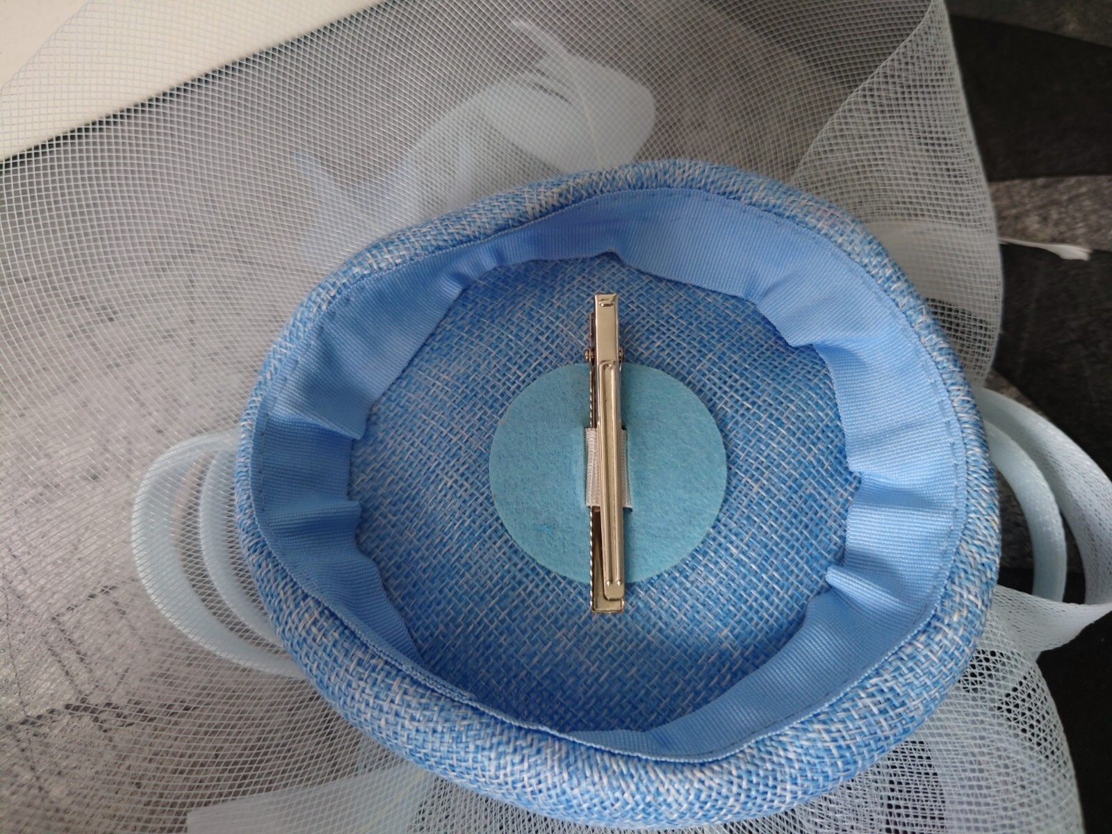 Light Blue Fascinator eBay