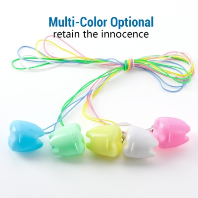 50Pcs Dental Organizer Milk Tooth Storage Case Baby Kid Deciduous Keepsake Box