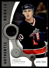 2005-06 SP Game Used Joakim Lindstrom Rookie 349/999 Columbus Blue Jackets #206