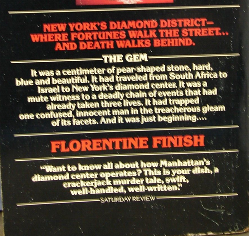 Florentine Finish, by Cornelius Hirschberg PB Vintage 1963 Mystery 5181 - Foto 2 di 2