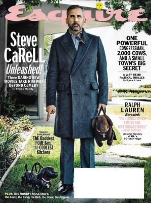 Esquire Magazine Steve Carell Ralph Lauren Tyson Beckford Giorgio Armani 2018