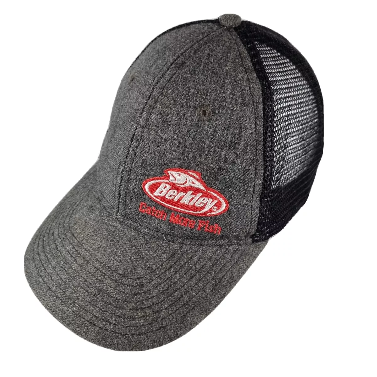 Berkley Fishing Catch More Fish BCF Cap Hat Snapback Trucker grey black