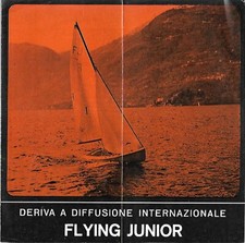 FLYING JUNIOR DERIVA NAUTIVELA CATALOGO IMBARCAZIONI VELA ANNI 1960
