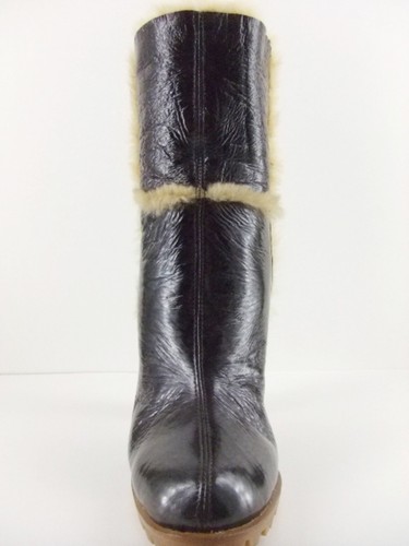 Women's Casadei Polacco Brown Short Boots Pellame Vikingo Moro Size EU41 US10.5 - Picture 4 of 6