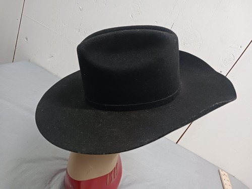 Laredo Black Cowboy Hat 100X Size 7 & 1/4 - Bild 7 von 18