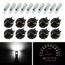 T5 37 Instrument Cluster Gauge White LED LIGHT UPGRADE KIT For Dodge Honda Jeep
