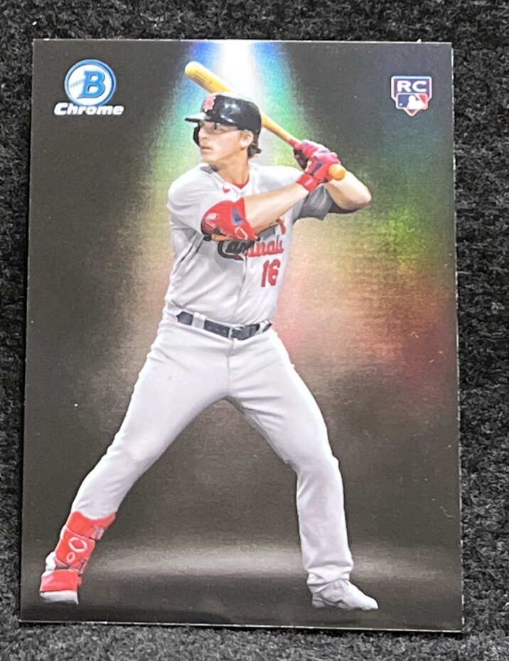 2023 Bowman Chrome Nolan Gorman Spotlights Rookie RC #BS-17 Cardinals