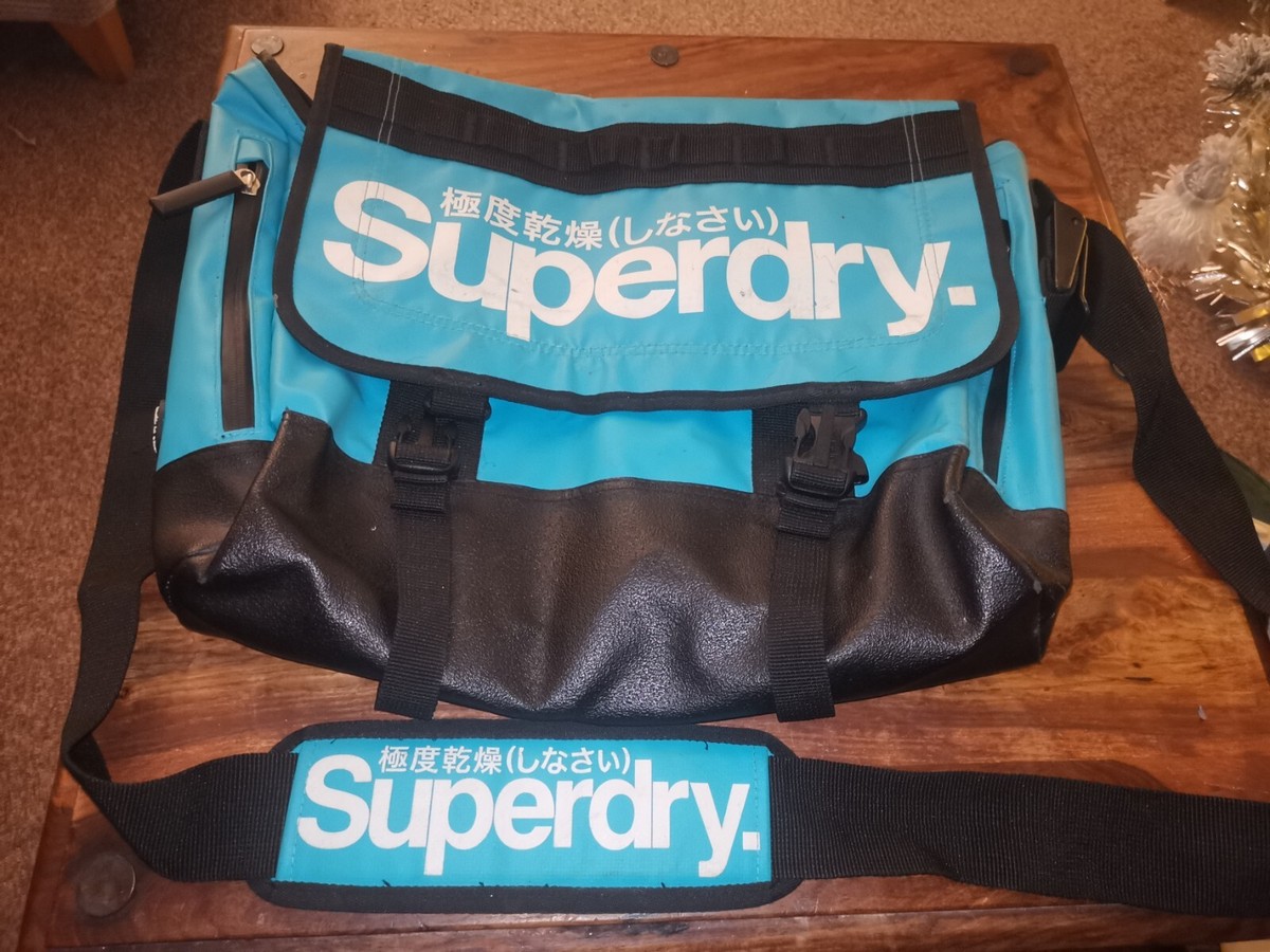 Messenger Bag Superdry Laptop Case Superdry Blacklabel Blue