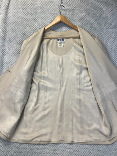 Giacca blazer vintage Laurence Miller donna 18 Y2K preppy leggera accademia minimalista - Foto 16 di 20