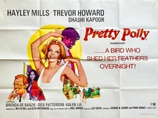 Pretty Polly Original 1967 Quad Poster Hayley Mills Trevor Howard Shashi Kapoor