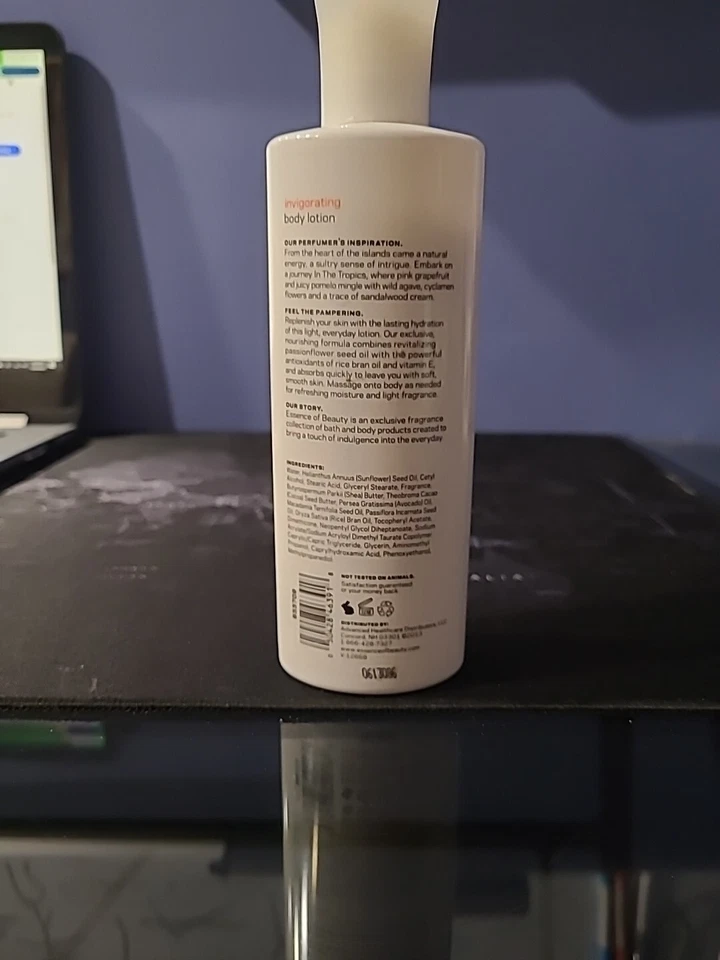 Essence Of Beauty Loción Corporal Vigorizante - In The Tropics 8 OZ Nuevo de Lote Antiguo Foto 2 de 4