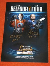 2018 HOCKEY HALL OF FAME INDUCTION SIGNED CAPTAIN POSTER print Fuhr Belfour 2023