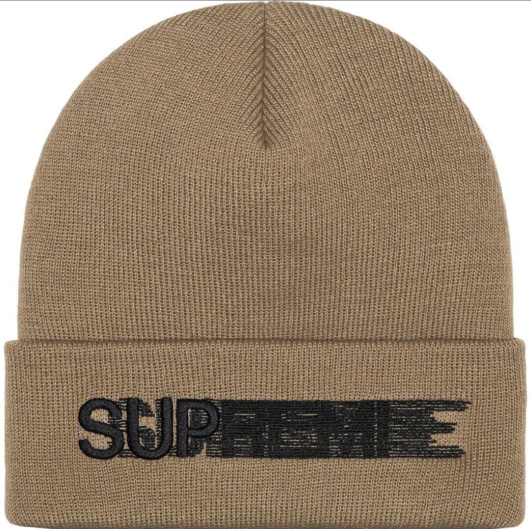 supreme motion logo beanie