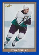 2005-06 Bee Hive BLUE #113 RYAN GETZLAF - Rookie - Anaheim Mighty Ducks