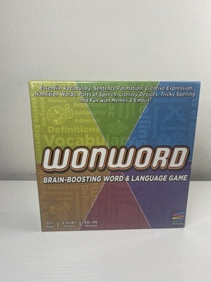 Wonword Brain Boosting Word & Language Game 2022 Semper Smart Games New Sealed