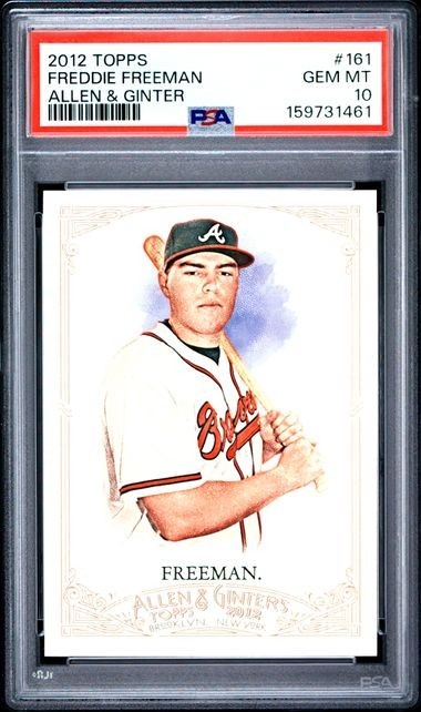 Freddie Freeman 2012 Topps A & G #161 PSA 10 GEM MT