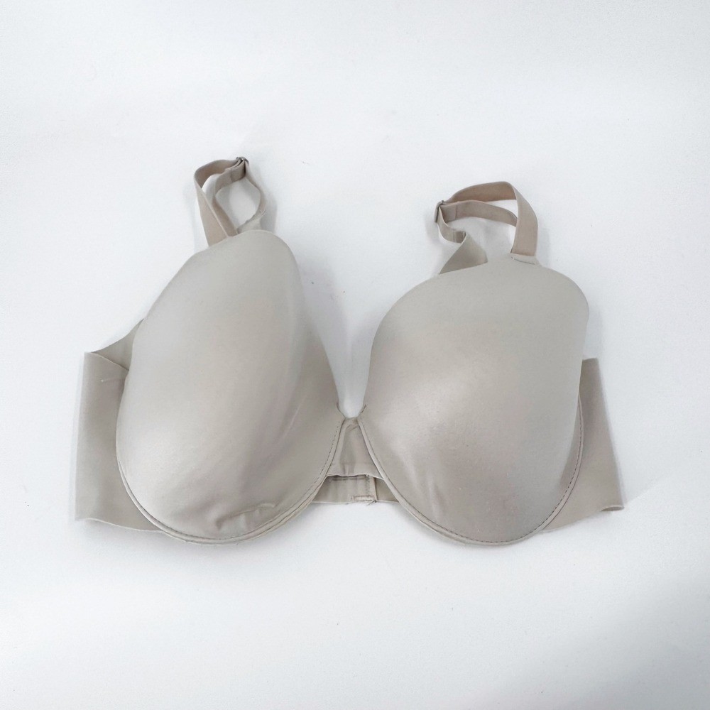 Soma Vanishing Back Full Coverage Bra 36DD Beige Underwire Adjustable Straps