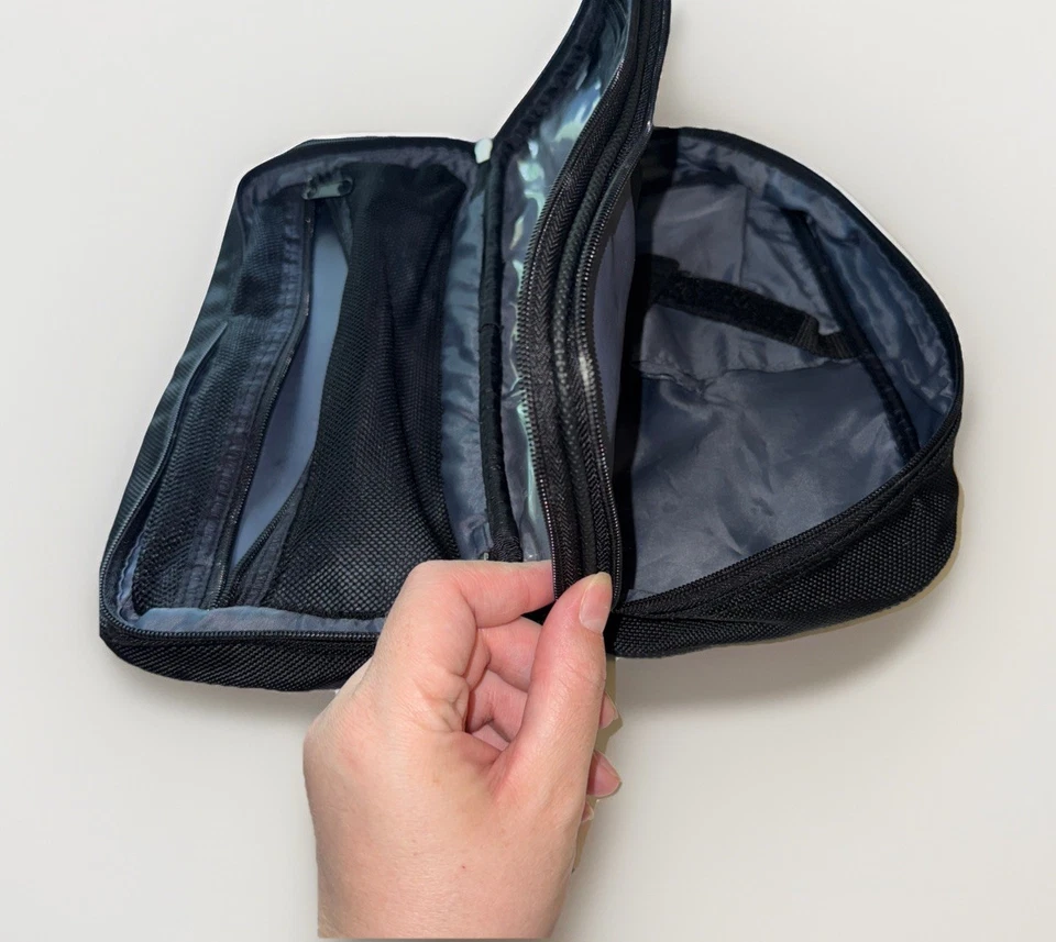 Сумка дорожная для бритья мужская туалетные принадлежности Fossil чехол черная Tech - Изображение 2 из 4