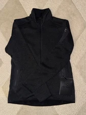 WOMENS ARCTERYX COVERT CARDIGAN BLACK HEATHER MEDIUM NWT