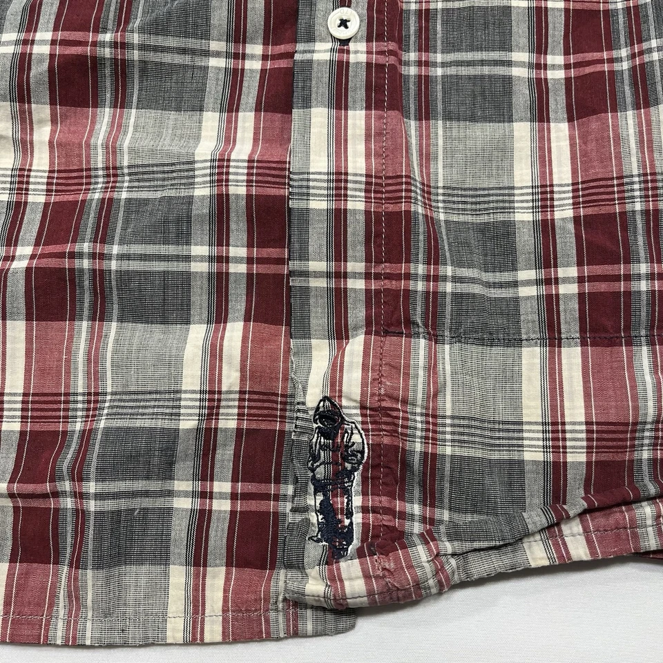 Vintage Shady LTD Shirt Mens XXL Plaid 90s Y2K Eminem Marshall Mathers Logo - Image 2 of 4