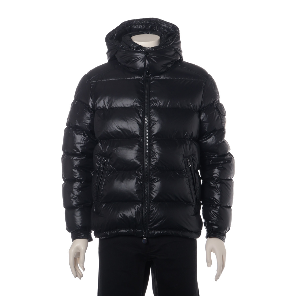 Moncler MAYA 23 years Nylon Down jacket 2 Men's Black Moncler MAYA 23 years Nylon Down jacket 2 Men's Black