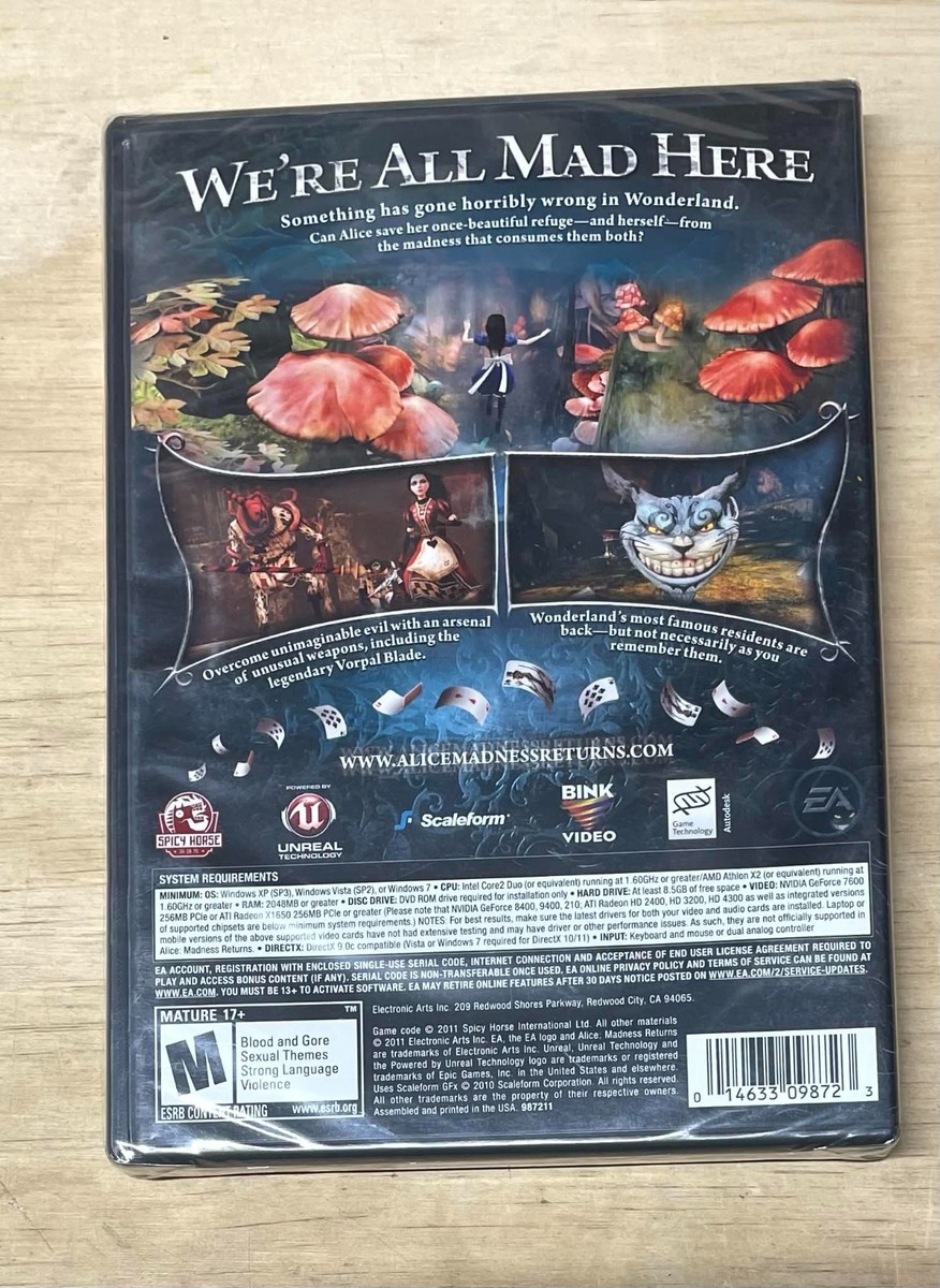 Alice: Madness Returns (PC, 2011) for sale online | eBay