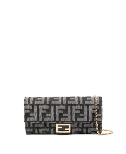 Fendi Wallet On Chain FF Jacquard Baguette 152204653