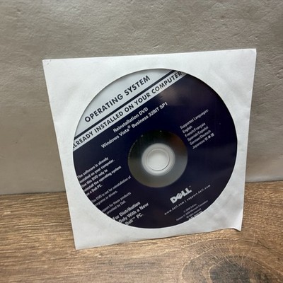 Windows Vista Business 32bit SP1 DVD Dell OEM