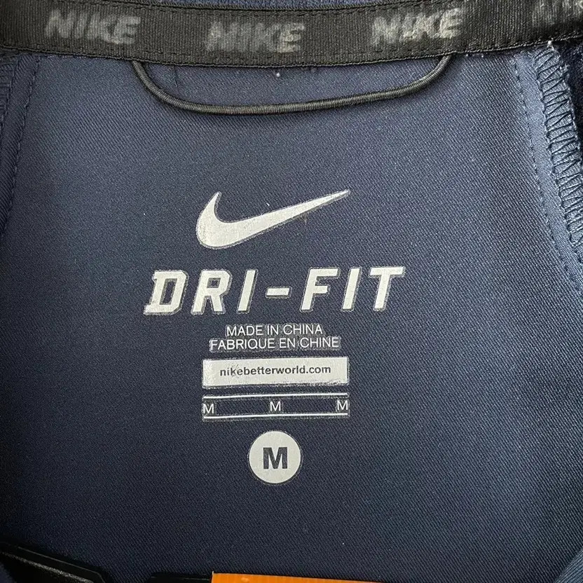 Nike Dri-Fit Navy Zip-up Jacket - Size 95 M for Men thumbnail 6