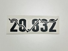 Aufkleber 20.832 Nürburgring Nordschleife Streckenprofil Sticker