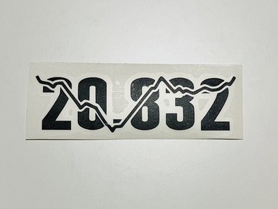 Aufkleber 20.832 Nürburgring Nordschleife Streckenprofil Sticker