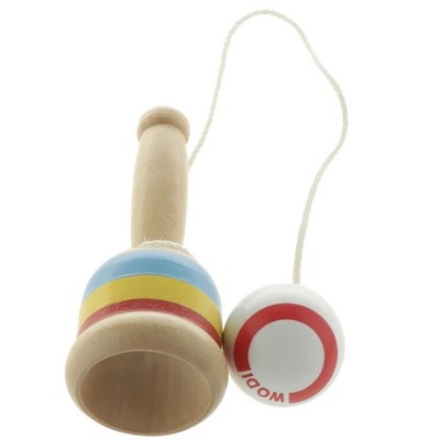 Holz Geschicklichkeit Tasse klassisches japanisches Spiel Kinder Wettbewerb Spielzeug