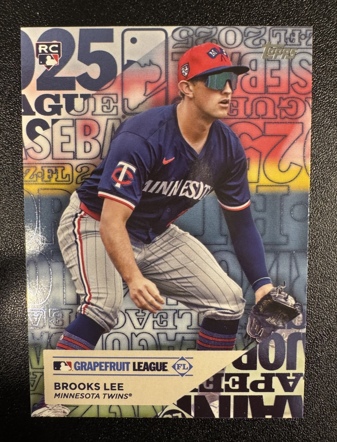 2025 Topps Series 1 Brooks Lee Training Grounds Insert (RC) #TG-19 Twins